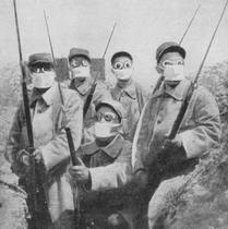 Французские солдаты в масках